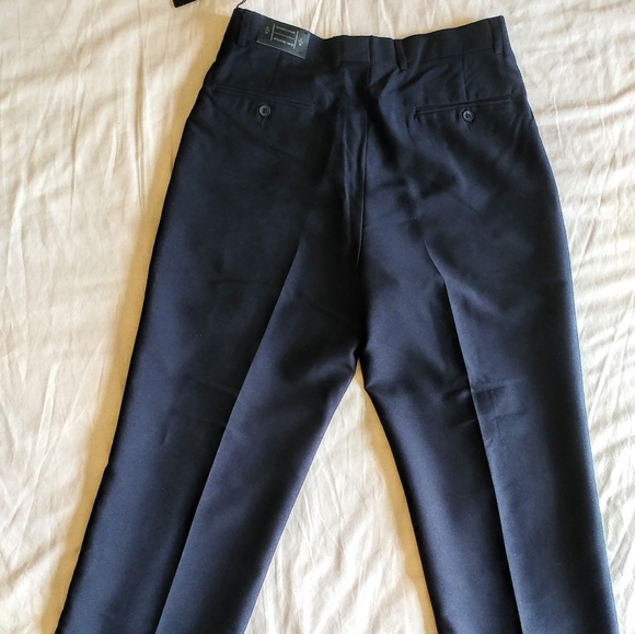 New Victori Future Navy Stain Defender Dress Pants - Picture 7 of 8